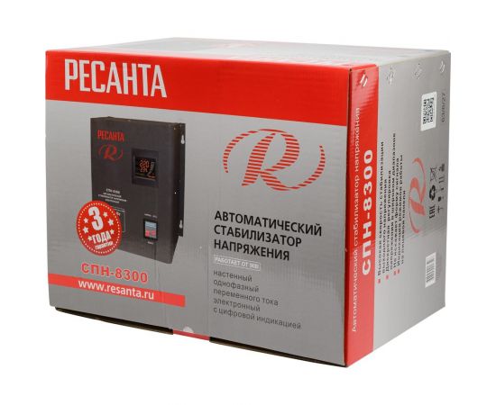 Стабилизатор Ресанта СПН 8300 63/6/27 – изображение 13