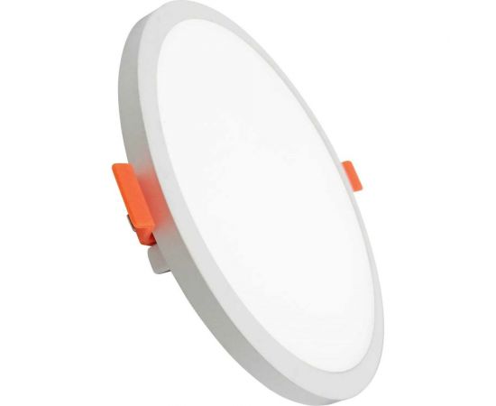 Светодиодный светильник truEnergy со встроенным драйвером круг 8W 3000K 640Lm D100мм белый пластик 10731 – изображение 2