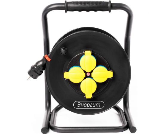 Удлинитель на пластиковой катушке энаргит ПК-2: кг 3x2,5 (30 метров, ip 44) c термодатчиком ПК2-325-30К-4-44-Т – изображение 2