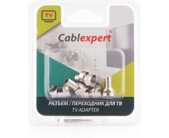F коннектор Cablexpert для кабеля RG6, 5шт SPL6-03 – изображение 3