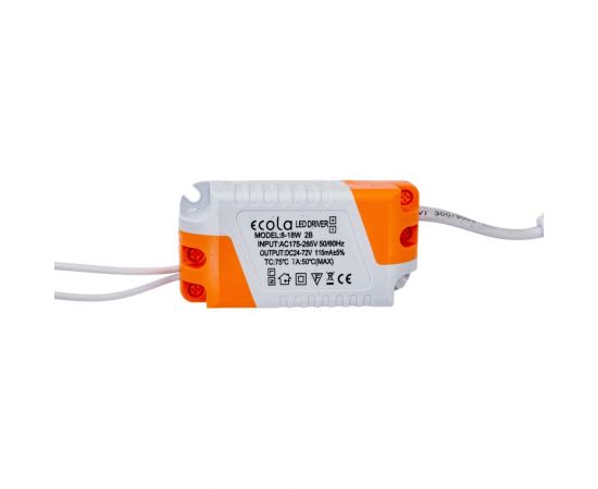 Накладной круглый даунлайт с драйвером Ecola LED downlight 12W 220V 4200K 160x32 DRSV12ELC – изображение 3