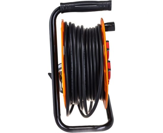 Кабельный однофазный удлинитель MTG на катушке ПВX, 4X220В MT250А H05VV-F 3x1,50мм2 25м 7333 – изображение 3