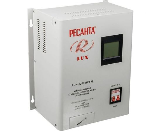 Стабилизатор напряжения Ресанта АСН 12000 Н/1-Ц Lux 63/6/22 – изображение 3