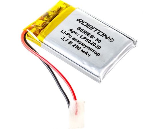 Аккумулятор ROBITON LP502030 3.7В 250mAh PK1 14063 – изображение 3