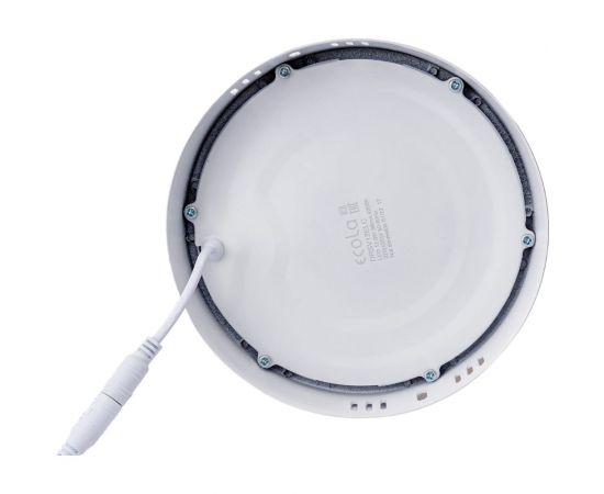 Накладной круглый даунлайт с драйвером Ecola LED downlight 12W 220V 4200K 160x32 DRSV12ELC – изображение 4
