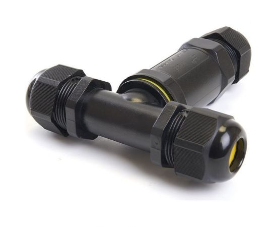 Соединитель-коннектор STEKKER для проводов LD530, 3-контактный, водонепроницаемый (клемма 3pin), черный 49116 – изображение 4