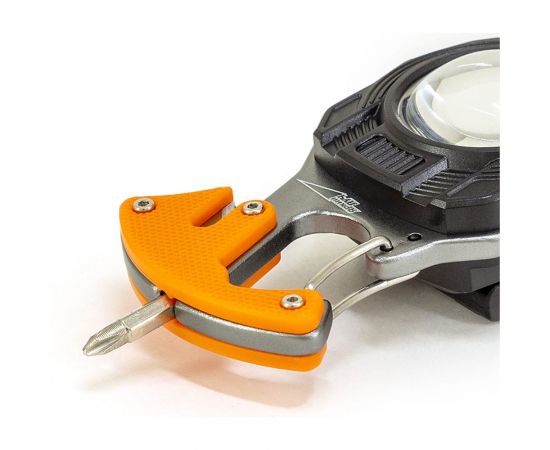 Фонарь-мультитул ЯРКИЙ ЛУЧ KM-147 Муравей COB-брелок max740лм+red резак/прикур/2 биты, акк.400mAh 4606400106715 – изображение 4