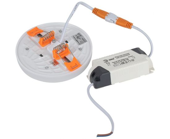 Встраиваемый светодиодный светильник ЭРА LED 11-10-4K круглый, регулируемый, 10Вт, 4000K Б0054316 – изображение 5