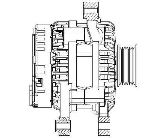 Генератор для автомобилей Geely Emgrand /Lifan X60 1.5i/1.8i 90A StartVOLT LG 2707 – изображение 5