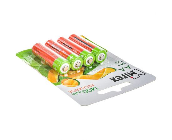 Аккумулятор Mirex, Ni-MH HR6 / AA 1400mAh 1,2V 4 шт ecopack 23702-HR6-14-E4 – изображение 5