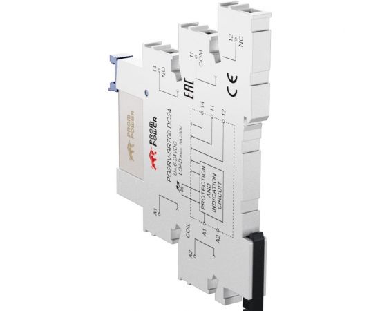 Ультратонкое реле Prompower, винтовые клеммы, номинальный ток 6а, управление 24vdc, pg2rv-sr700 dc24 PG2RVSR700DC24 – изображение 5