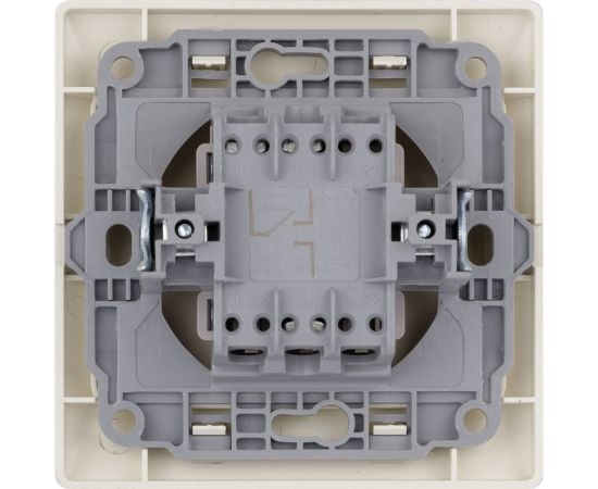 1 клавишный выключатель TDM Ильмень на 2 направления 10А слоновая кость SQ1823-0105 – изображение 5