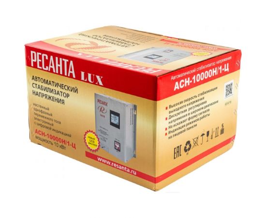 Стабилизатор напряжения Ресанта АСН 10000 Н/1-Ц Lux 63/6/18 – изображение 6