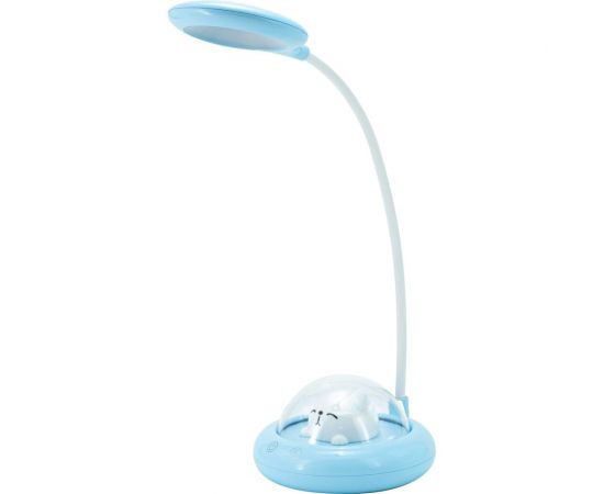 Аккумуляторный настольный светильник-ночник ФОТОН КОСМИЧЕСКИЙ КОТ, голубой 25074 – изображение 6