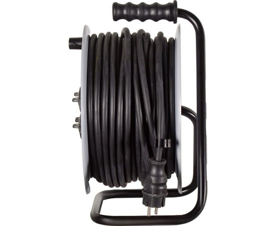 Силовой удлинитель Ресанта на металлической катушке, СУ-3x2,5КГ-50/3 (с выкл., 4 розетки, IP44) 61/118/10 – изображение 6