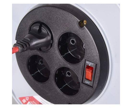 Силовой удлинитель Ресанта на катушке, СУ-2x1-50/2 (с выкл., 4 розетки) 61/118/5 – изображение 10