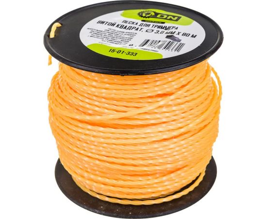 Леска для триммера Витой квадрат (3.0 мм; 80 м) ON 15-01-333 – изображение 2