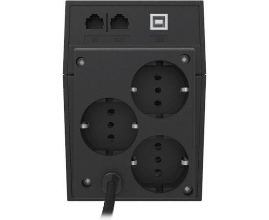 Источник бесперебойного питания Powercom Raptor, Line-Interactive, 600VA/360W, Tower RPT-600AP EURO – изображение 2