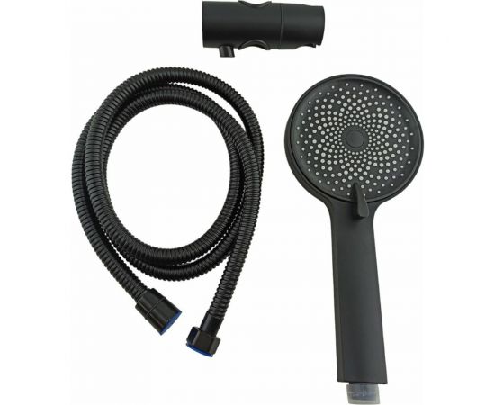 Душевая стойка со смесителем и тропическим душем Rainsbergстойка черный матовый R9074H – изображение 8