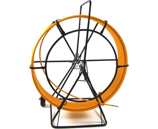 Протяжка для кабеля мини OlmiOn УЗК d=11 мм L=250 м на тележке, желтый СП-Т1-11/250 – изображение 7