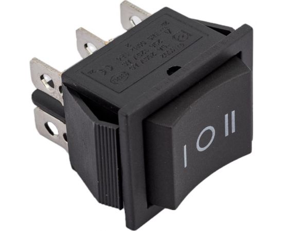 Клавиша Nord-Yada 250V 16А с нейтралью черная (6контакта) ON-OFF (2шт в упаковке)-ON 905453 – изображение 8