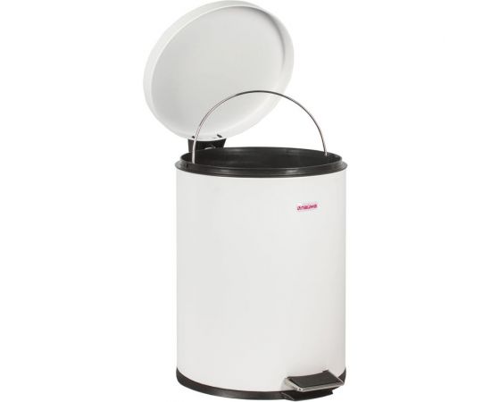Ведро-контейнер для мусора с педалью ЛАЙМА 5 л, белое 604947 – изображение 7