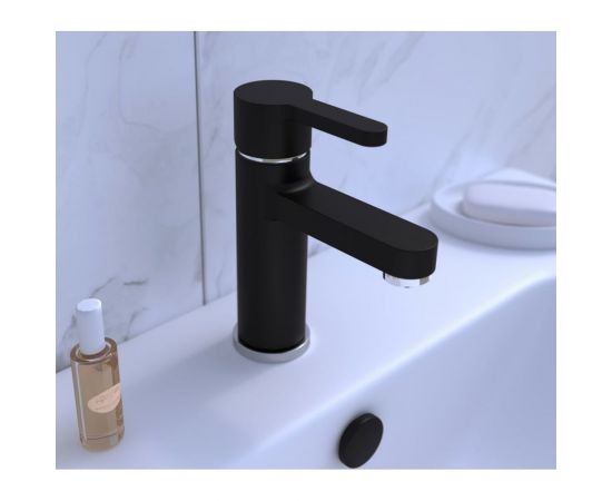 Смеситель для раковины Olives TORRES черный 17100TRB – изображение 3