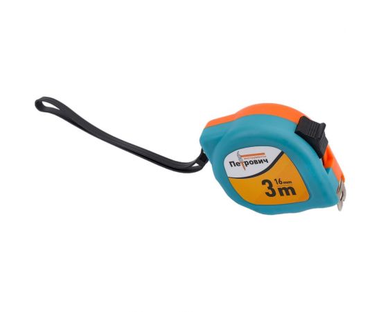 Рулетка Петрович 3м*16мм в пластиковом корпусе П086-0316 4100003138 – изображение 4
