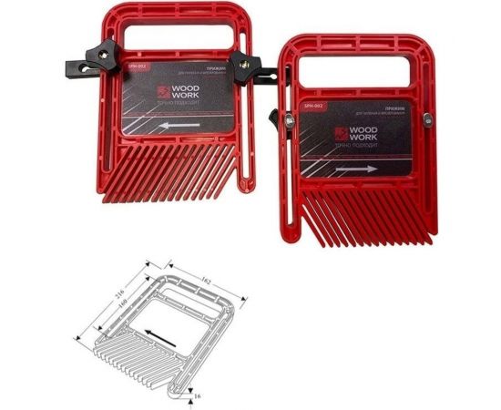 Прижим гребенчатый WOODWORK SPH-002 – изображение 2
