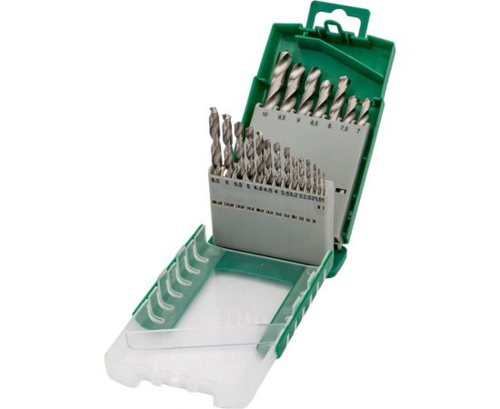 Набор сверел по металлу HSS 21 шт ROCKFORCE RF-924U21S – изображение 6