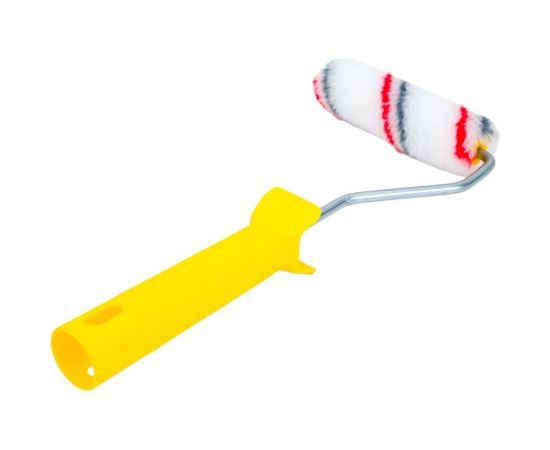Мини-валик РемоКолор малярный с рукояткой Мультиколор, ось 6мм, D15мм, 100мм, 06-1-611 – изображение 4