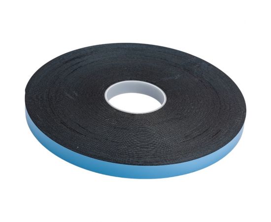 Двусторонняя клейкая лента на вспененной основе NORM 19 мм х 50 м, черная SK-19 – изображение 3