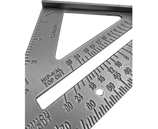 Столярный угольник плотника vertextools алюминий, 180мм 3040-180 – изображение 3