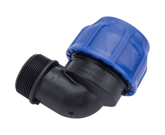 Компрессионный отвод VALFEX ПНД, с наружной резьбой, 63x2"" 1210012463200 – изображение 2