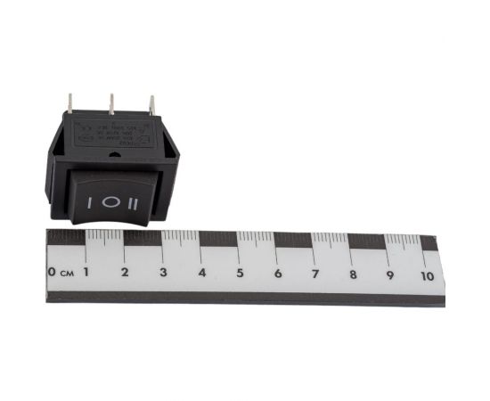 Клавиша Nord-Yada 250V 16А с нейтралью черная (6контакта) ON-OFF (2шт в упаковке)-ON 905453 – изображение 6