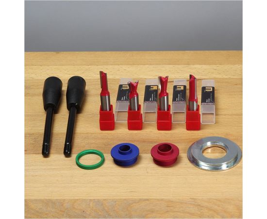 Приспособление для соединений на прямой шип и ласточкин хвост с комплектом из 4-х фрез WOODWORK SMT-301 – изображение 6