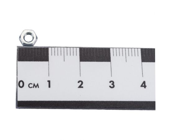 Гайка МЕТАЛЛСЕРВИС M3, DIN 934, оцинк., 100 шт. 1238935 – изображение 2