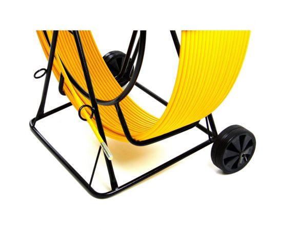 Протяжка для кабеля мини OlmiOn УЗК d=11 мм L=250 м на тележке, желтый СП-Т1-11/250 – изображение 4