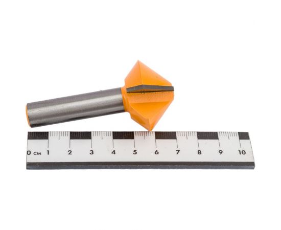 Фреза кромочная конусная (38,1х22,2 мм; 45°; хвостовик 12 мм) Энкор 10641 – изображение 2