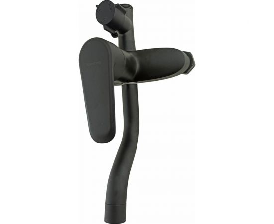 Душевая стойка со смесителем и тропическим душем Rainsbergстойка черный матовый R9074H – изображение 3