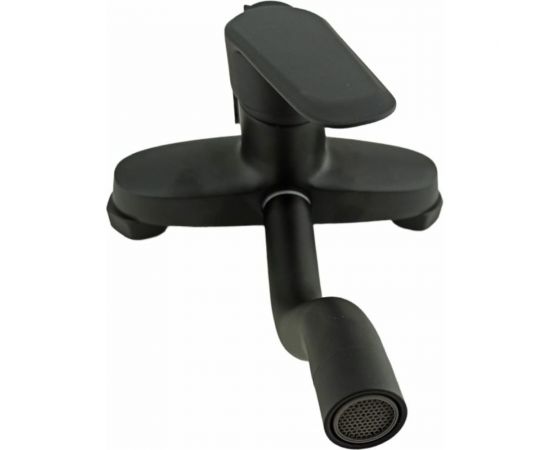 Душевая стойка со смесителем и тропическим душем Rainsbergстойка черный матовый R9074H – изображение 2