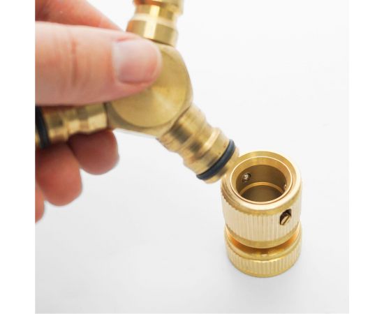 Соединитель быстросъёмный латунный, внутренняя резьба 3/4"" POLYAGRO 7577103 – изображение 5